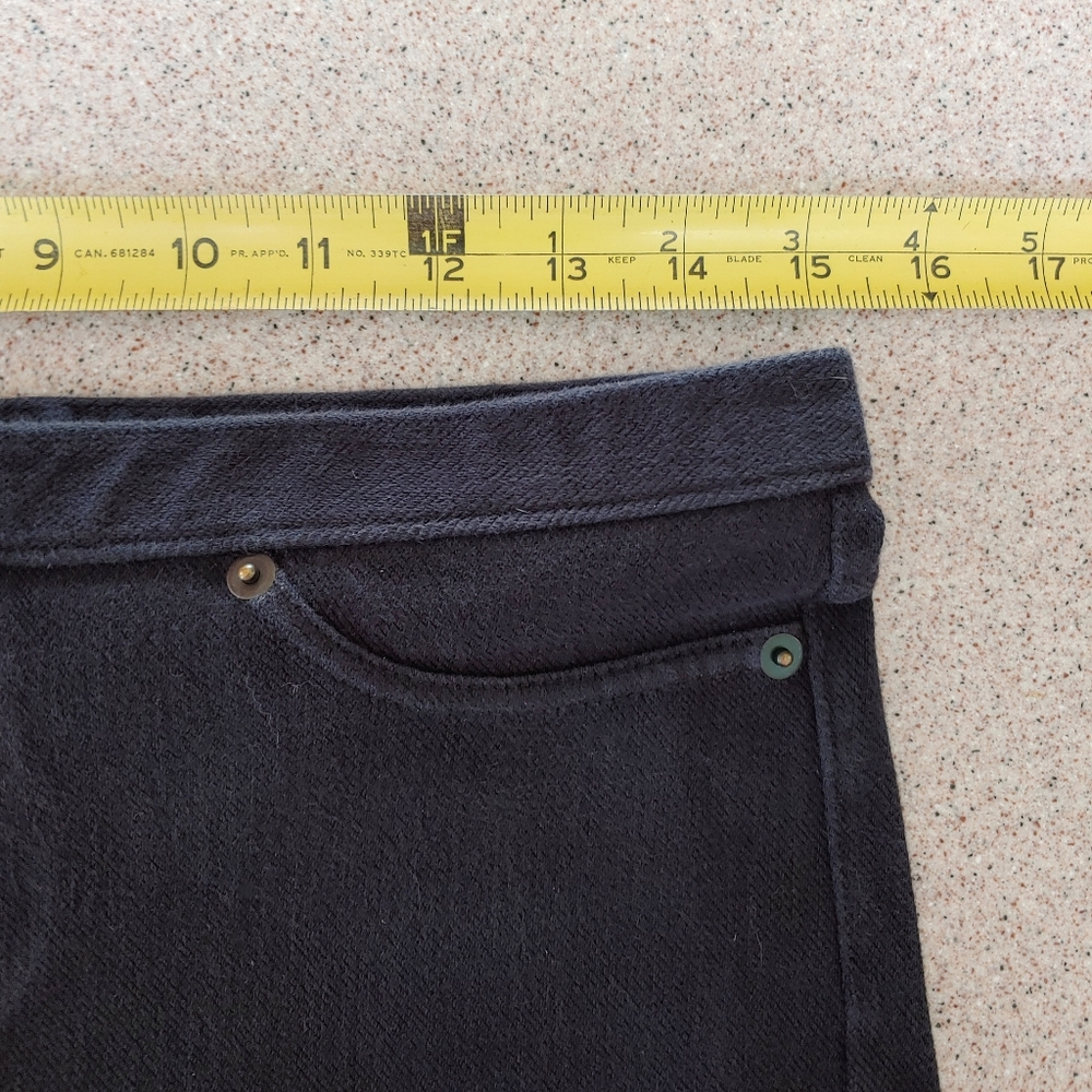 High Waisted Stretchy Black Leggings - Picture 11 of 16